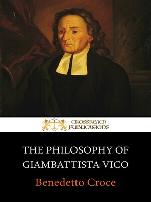 cover image of The Philosophy of Giambattista Vico